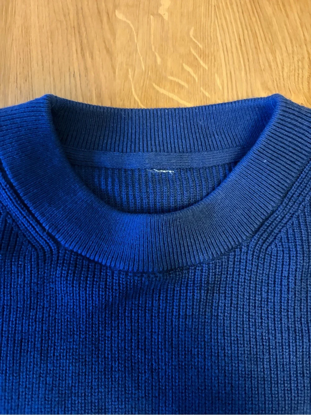 lululemon Merino Wool blend Ribbed Crewneck Sweater in Heathered Psychic
